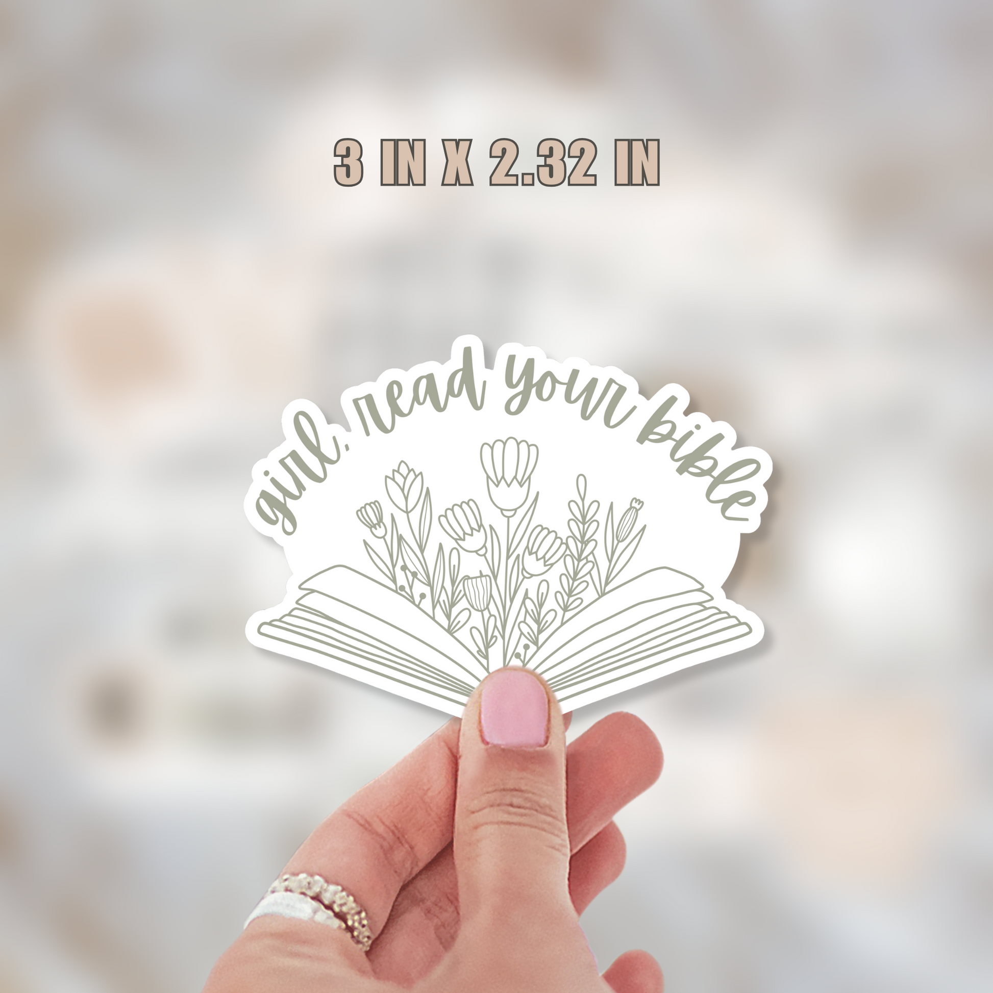 Girl, Read Your Bible Sticker