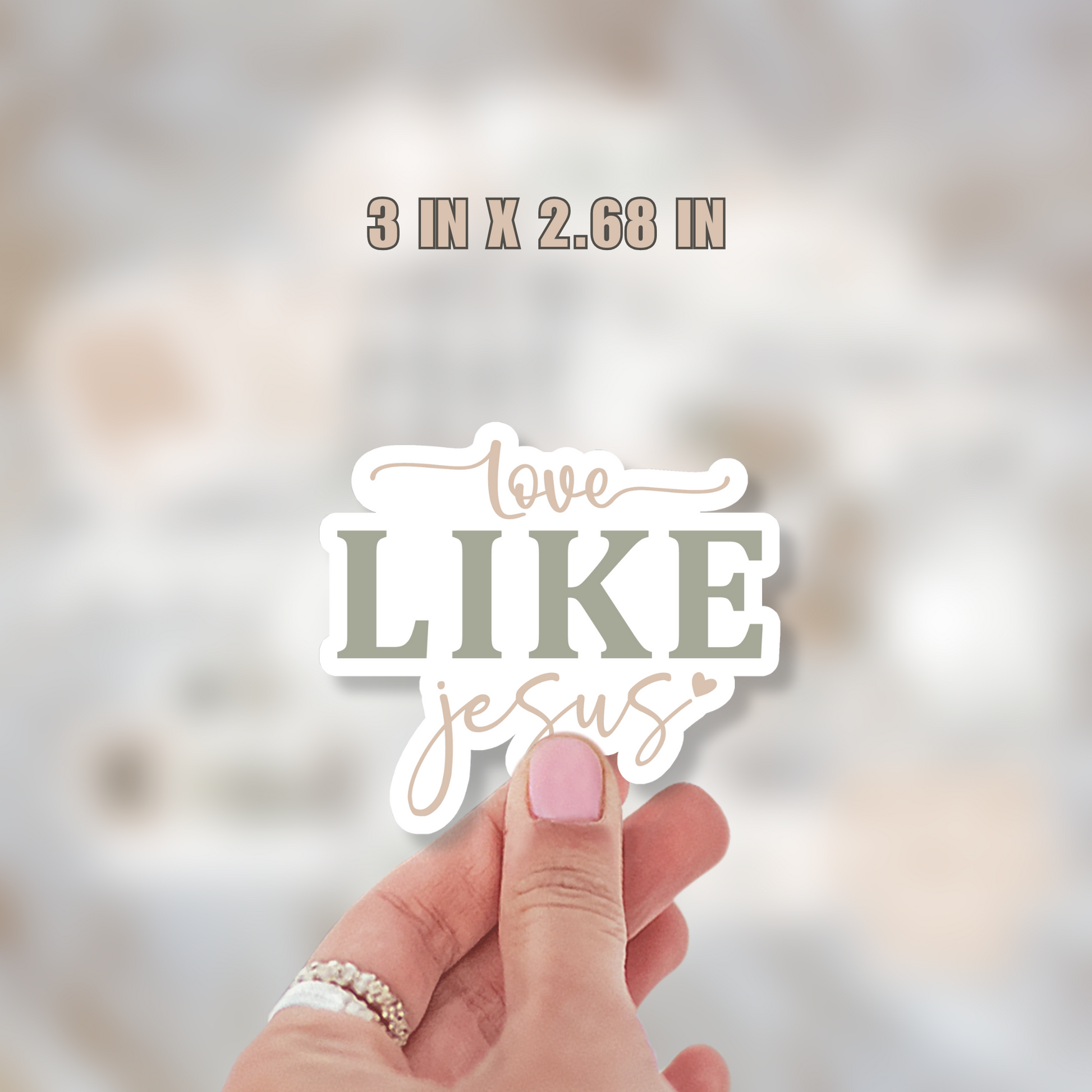 Love Like Jesus Sticker
