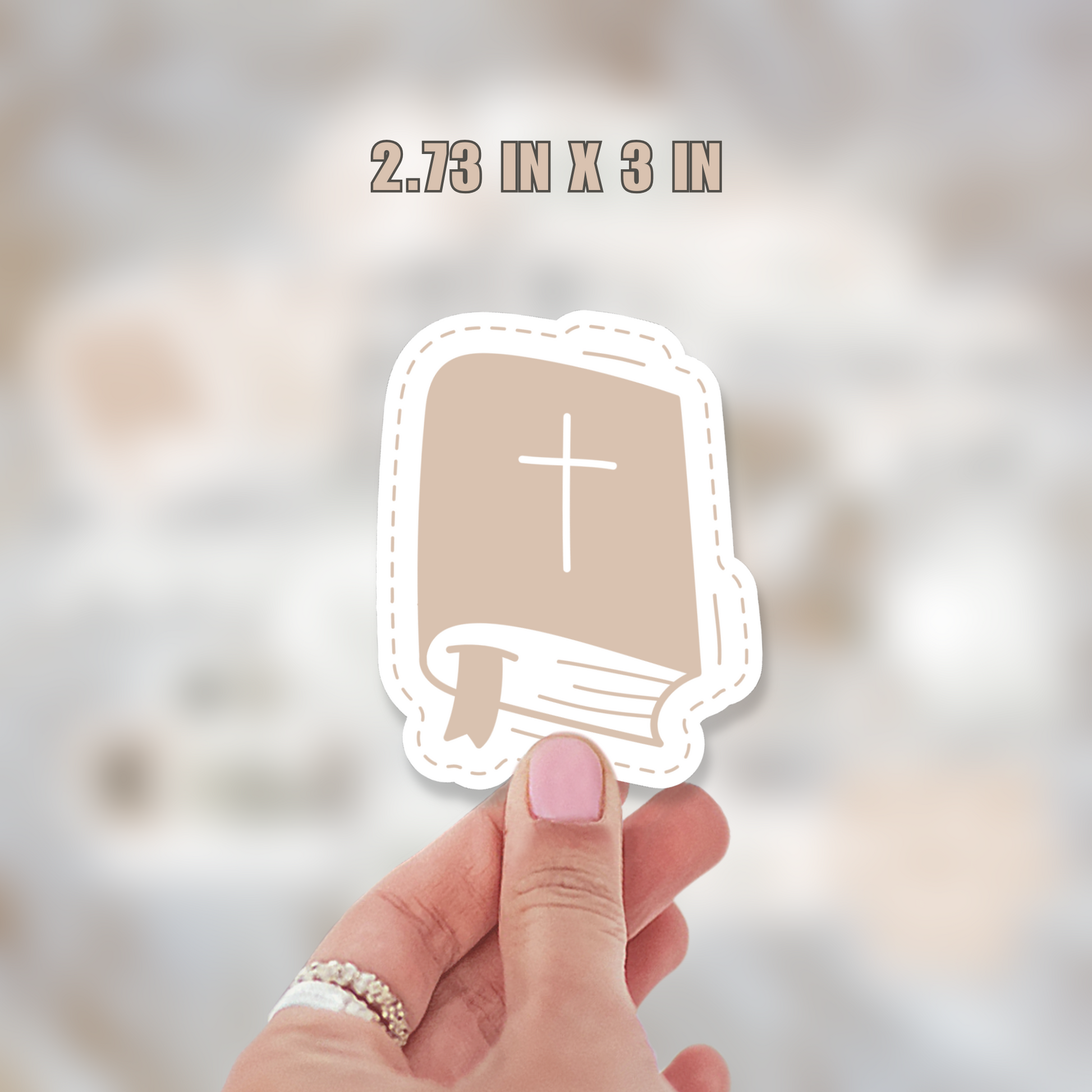 Pink Bible Sticker