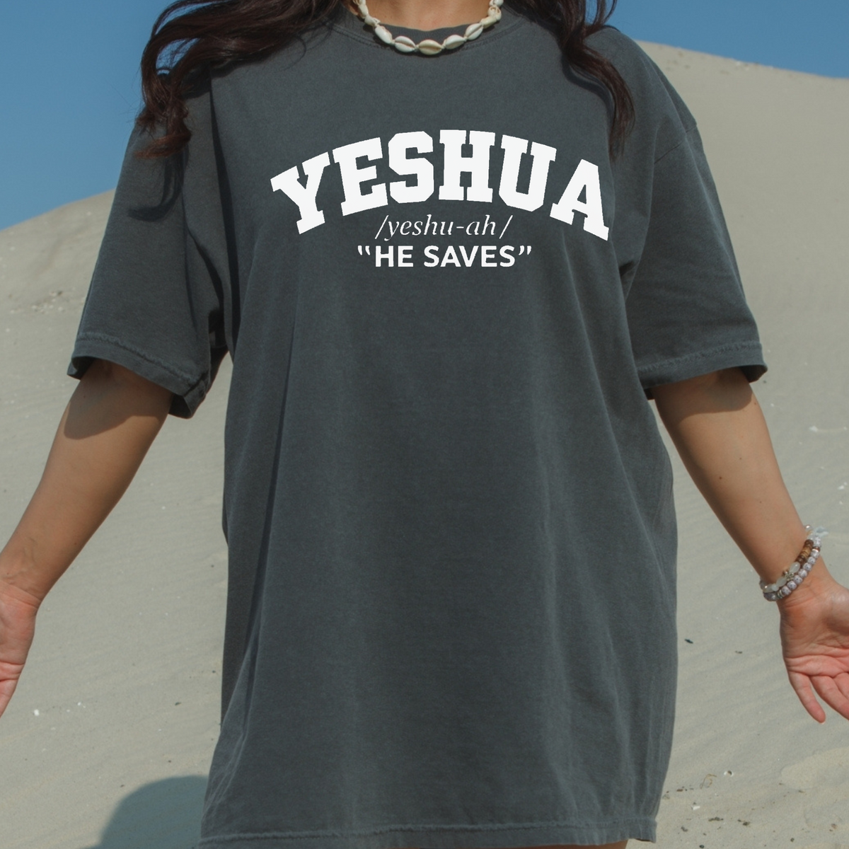 Yeshua He Saves Jesus Shirt - Christian Faith Tee