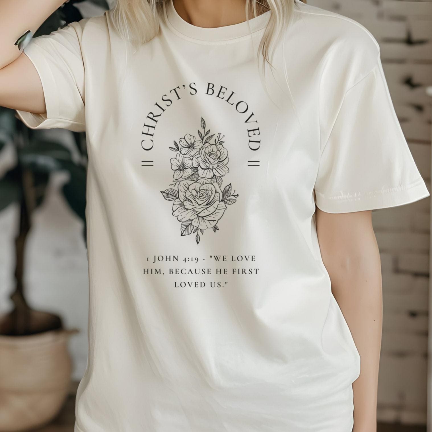 Jesus Christ's Beloved Christian Tee - Inspirational T-shirt for Believers