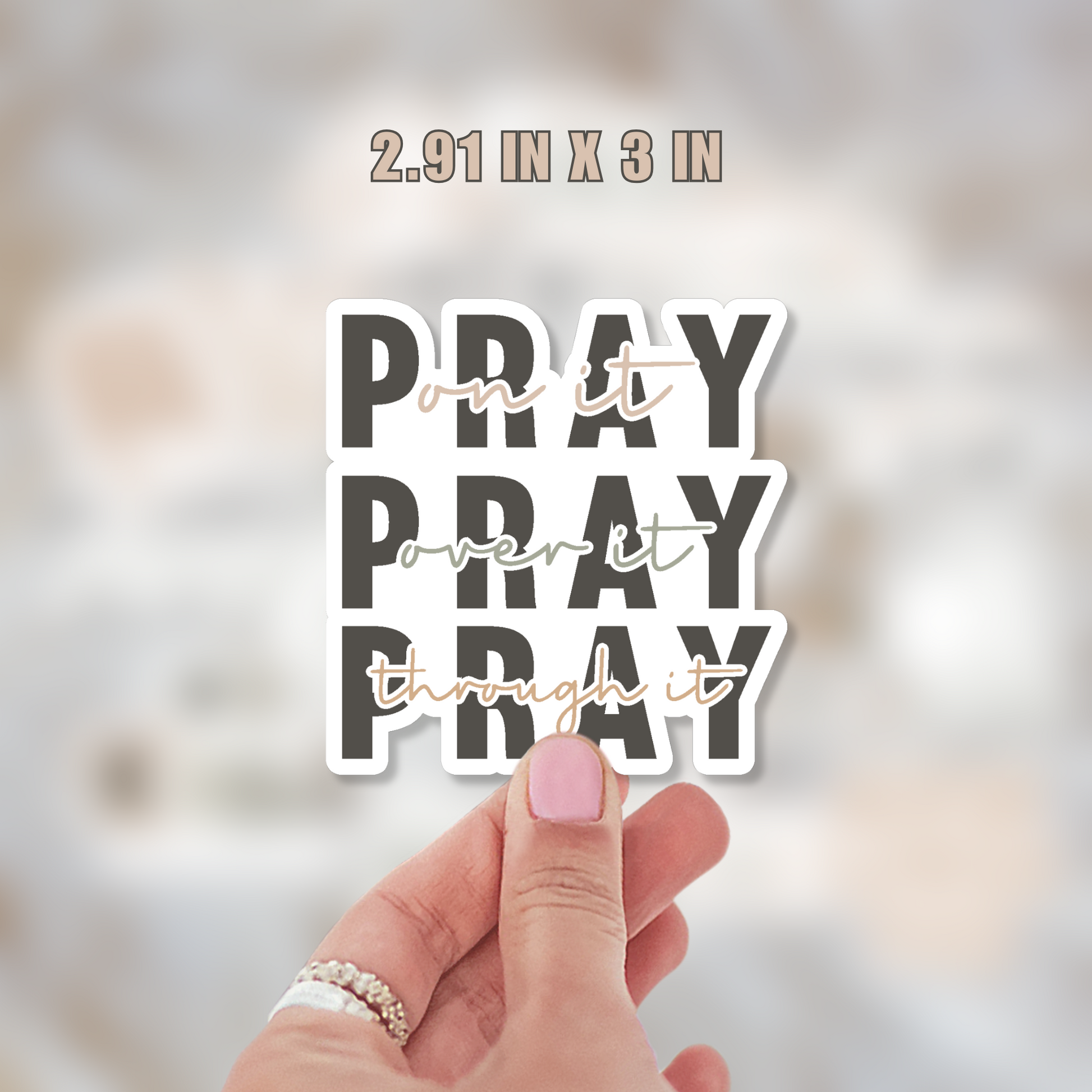 Pray Sticker