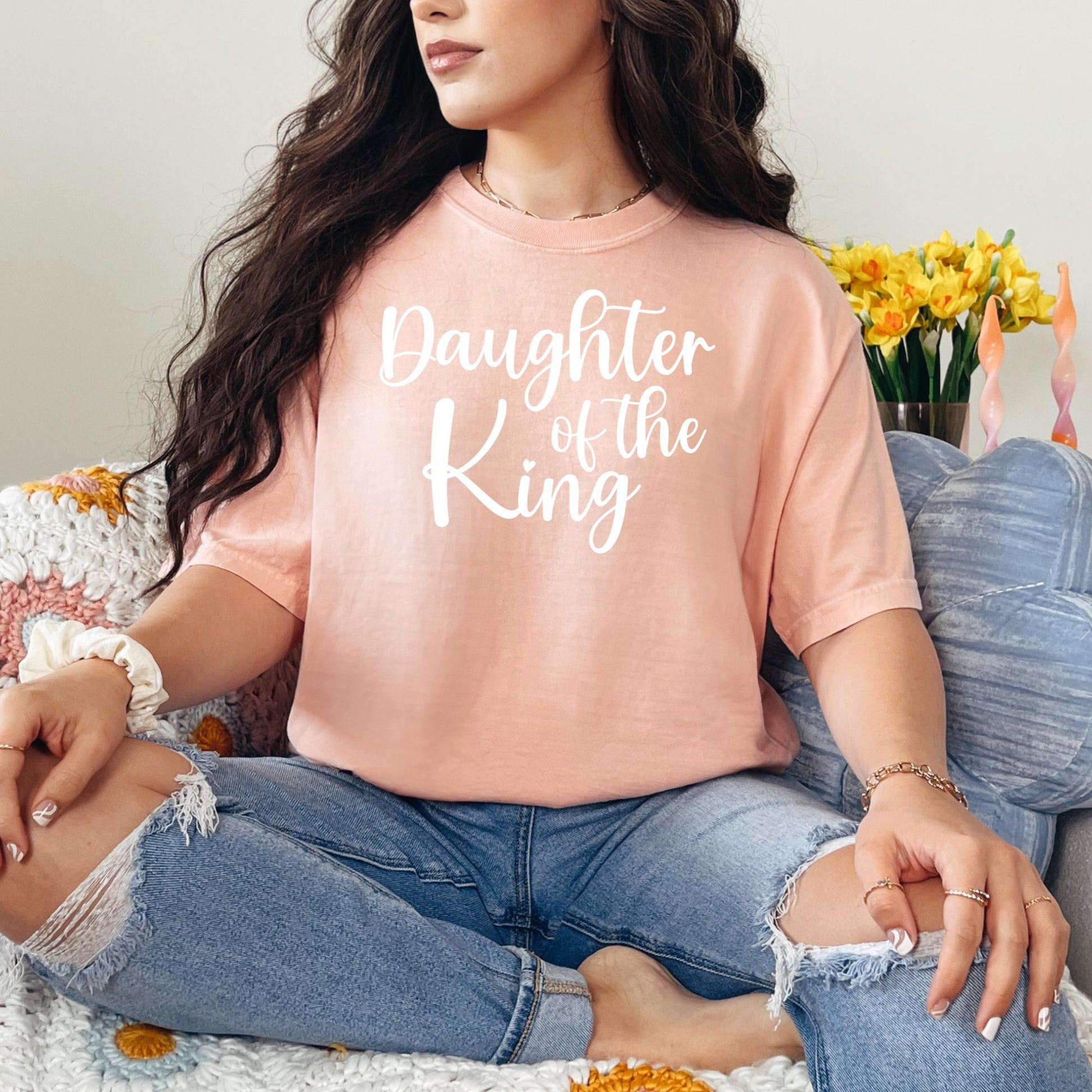 Daughter of the King Christian Shirt - Faith Inspired Tee for Women